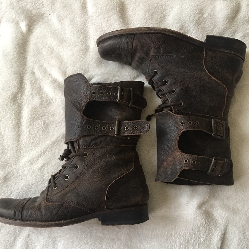 All Saints damisi combat boot